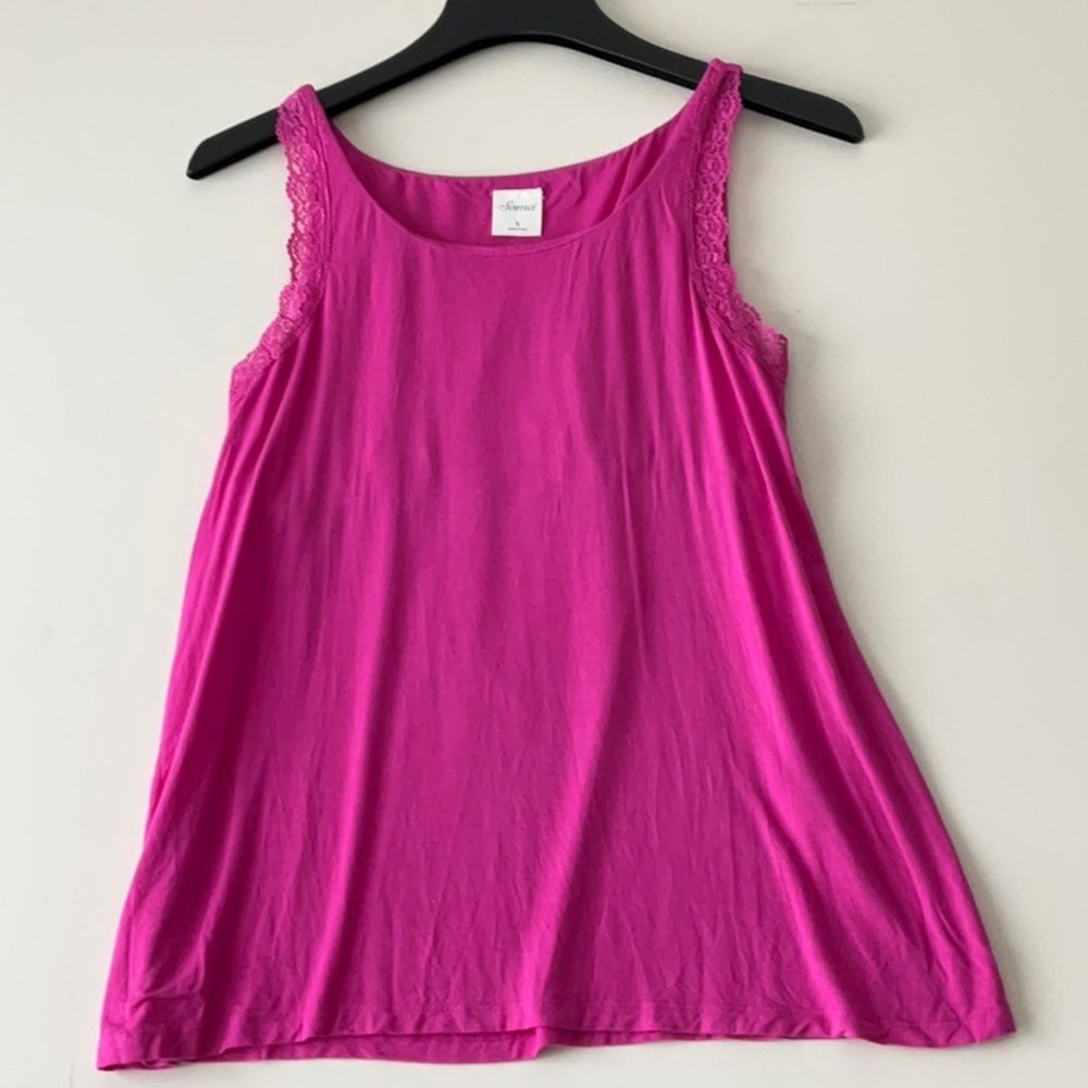 Soma Cool nights sleep tank with shelf bra only sz SM left